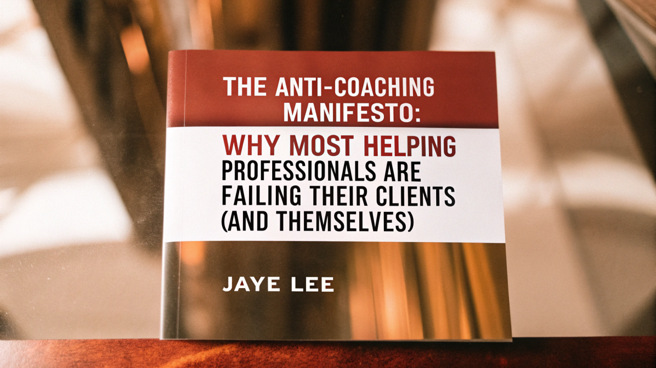 The Anti-Coaching Manifesto The Anti-Coaching Manifesto