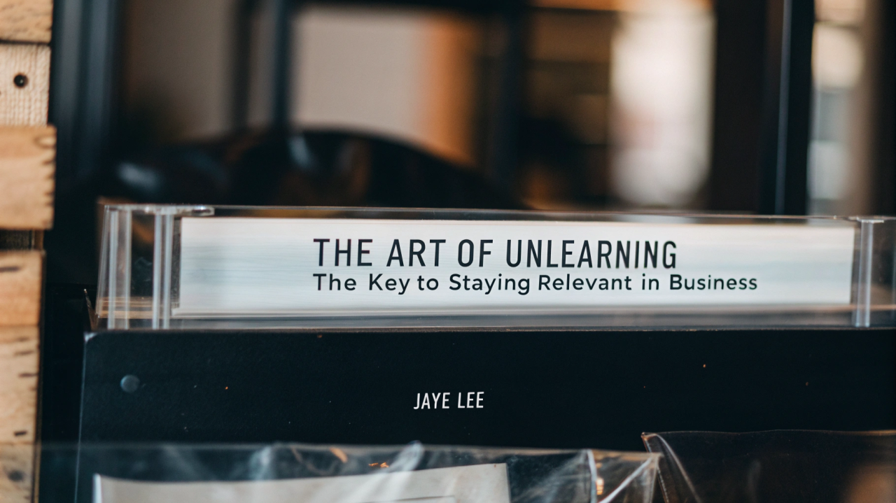 The Art of Unlearning The Art of Unlearning