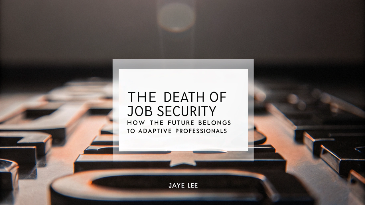 The Death of Job Security The Death of Job Security