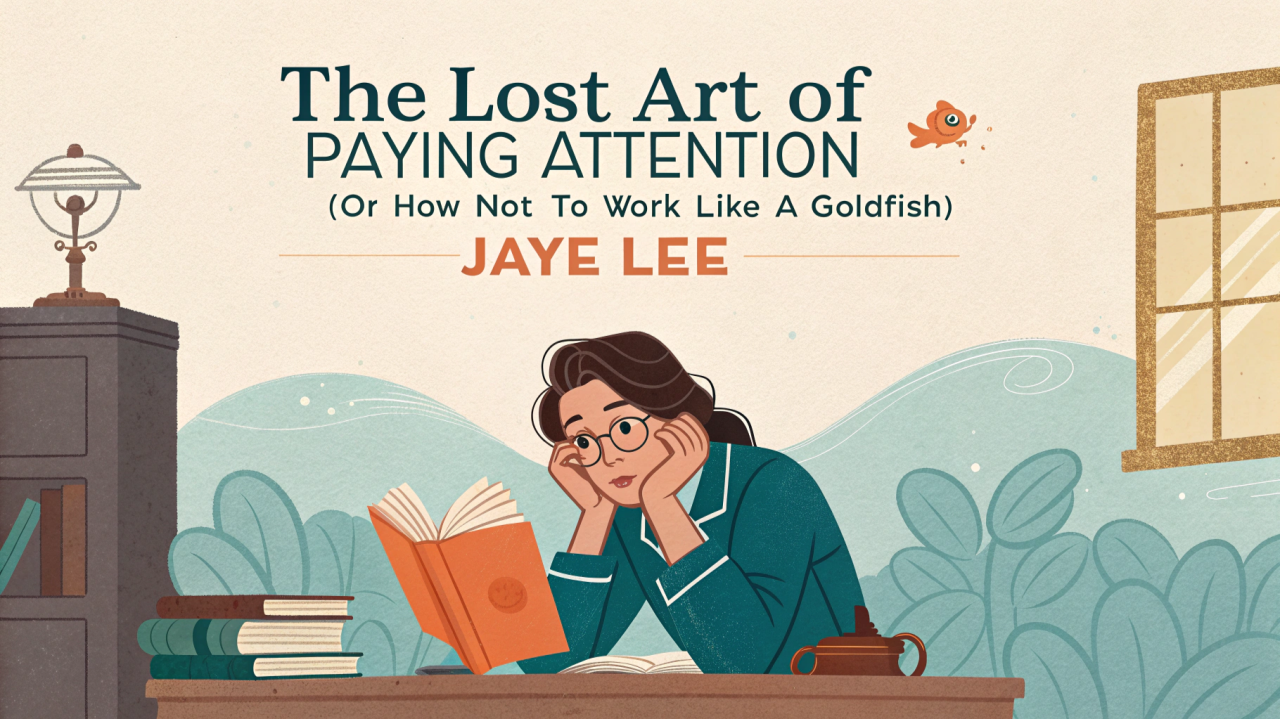 The Lost Art of Paying Attention