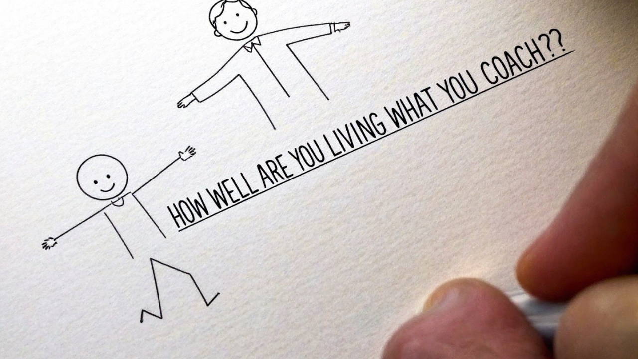 How Well Are You Living What You Coach How Well Are You Living What You Coach